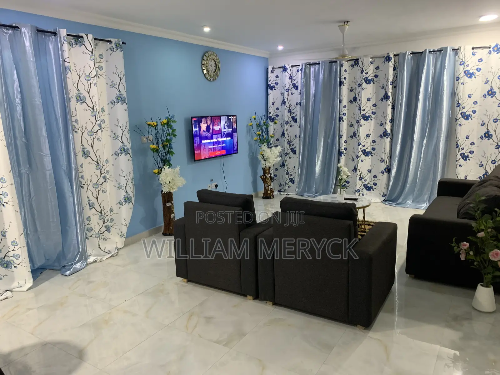 Furnished 2bdrm Apartment in Akweteyman, Market for rent