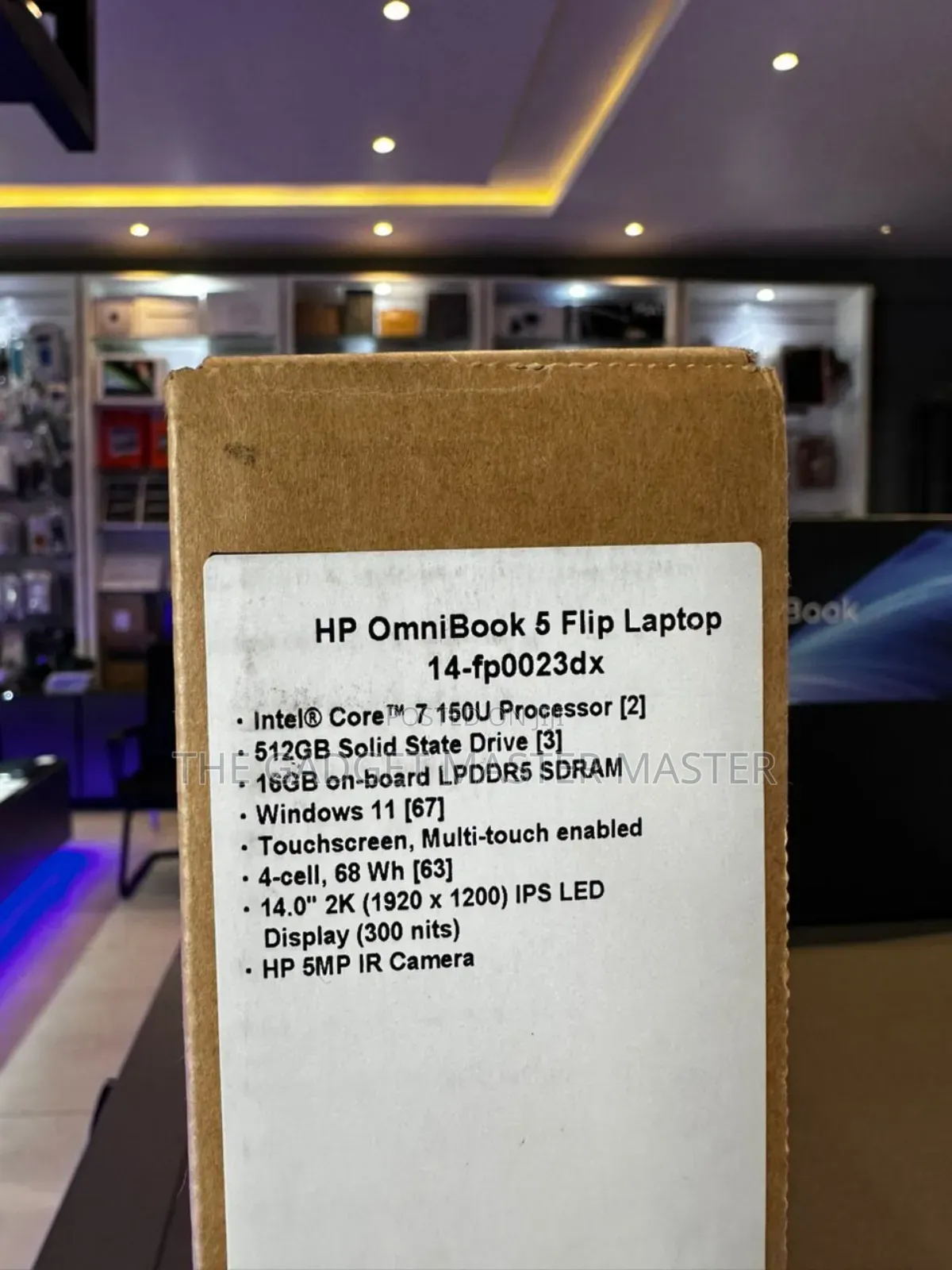 New Laptop HP OmniBook 5 Flip 14-fp0023dx 16GB Intel Core 7 SSD 512GB