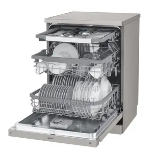 Quadwash Steam Dishwasher, 14 Place Settings, Platinum Silver Color Lg