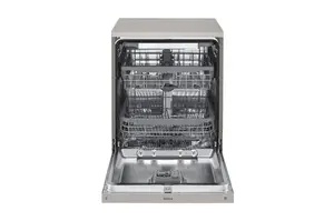 Quadwash Steam Dishwasher, 14 Place Settings, Platinum Silver Color Lg