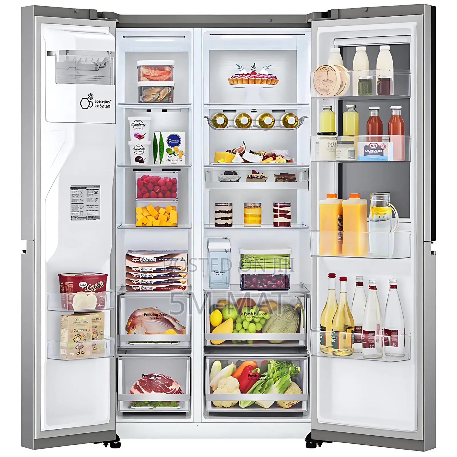 668l Instaview Side by Side Refrigerator/Uvnano Inverter Lg |