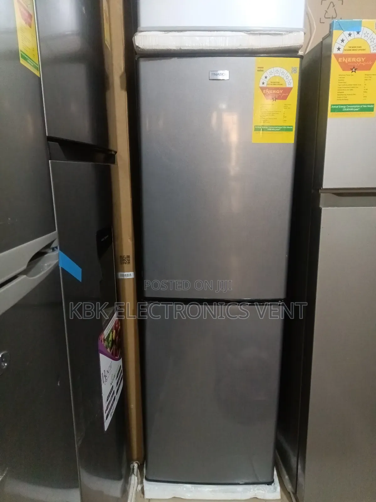Nasco Nasd2-20fl(158ltr) Double Door Fridge