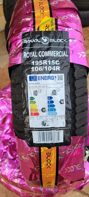 195r15c Royal Black 106/104r