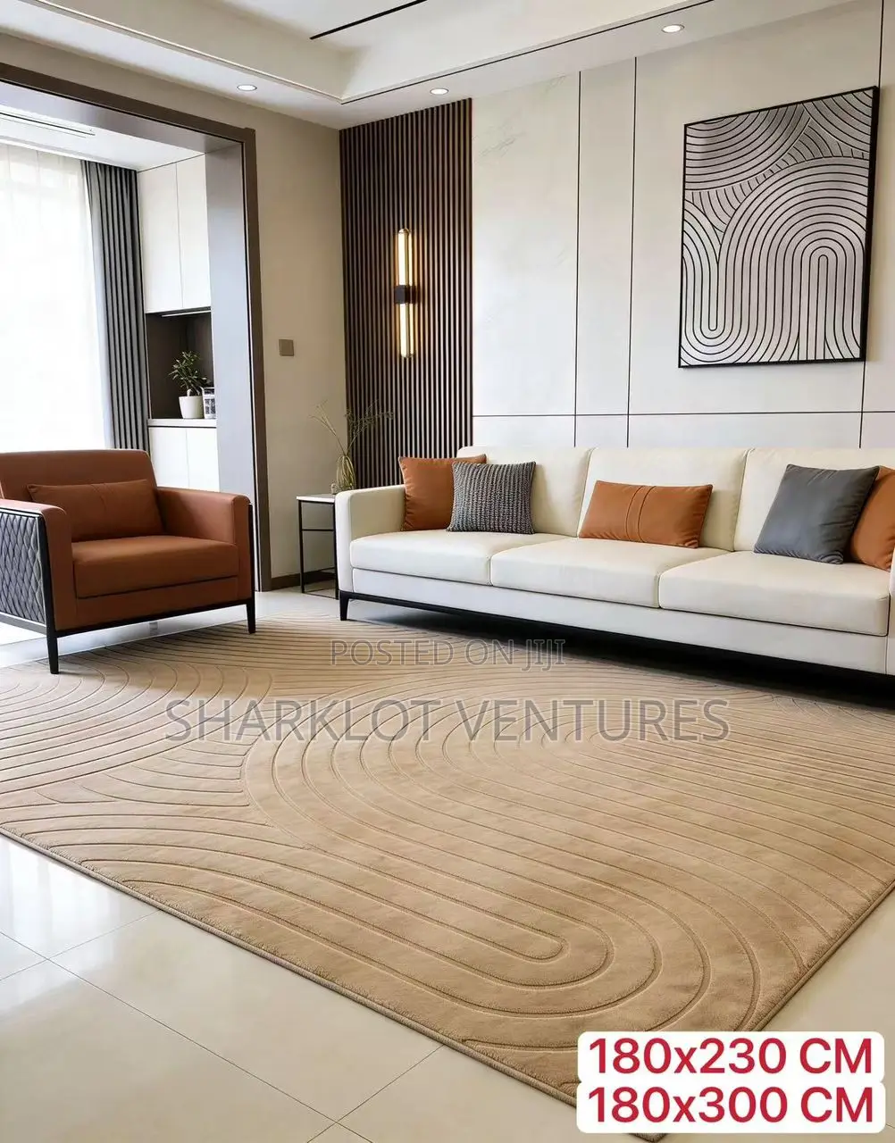 Luxury Multi-Coloured Centre Carpet