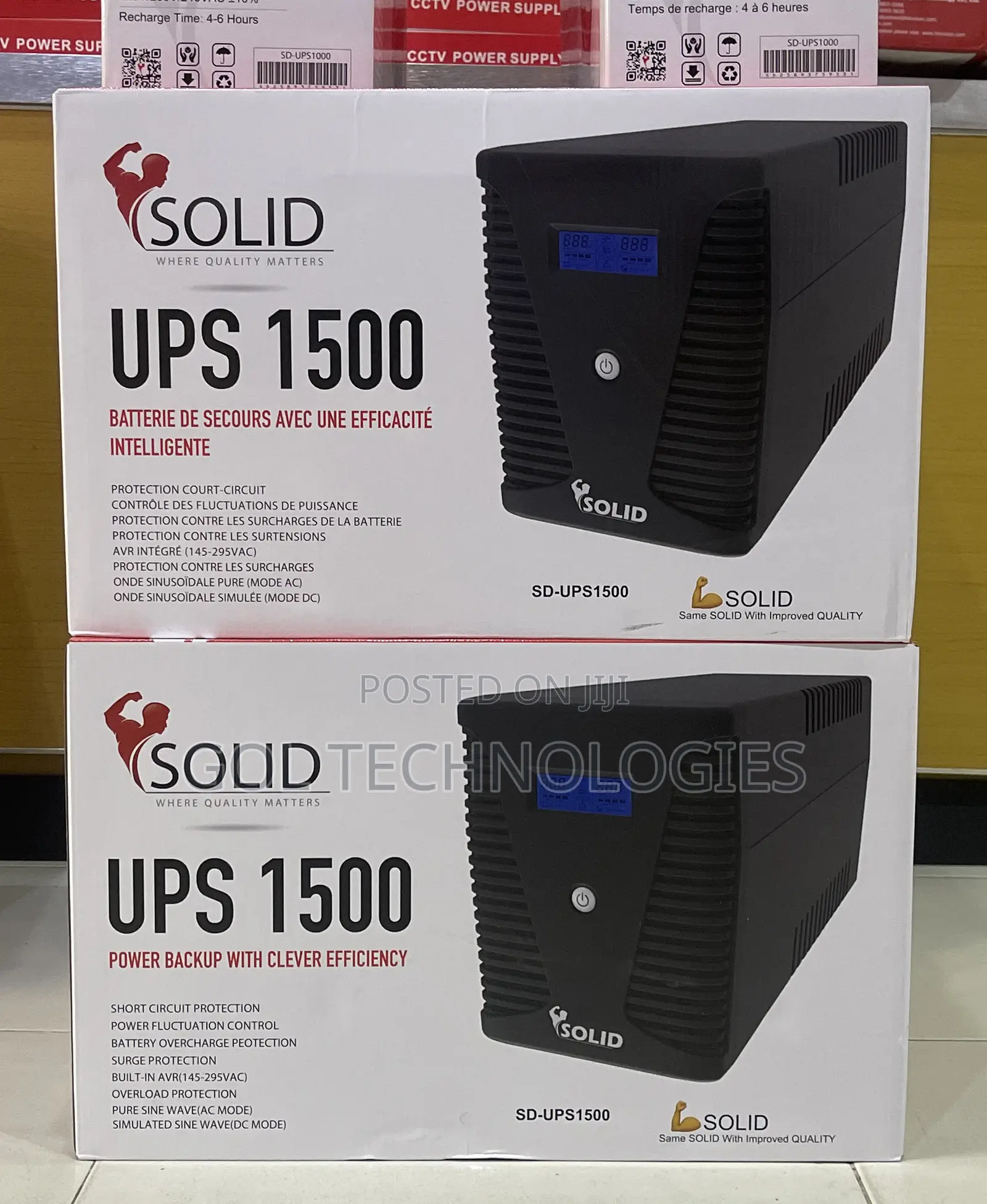 Ups 1500va Solid Power Backup With Clever Efficiency