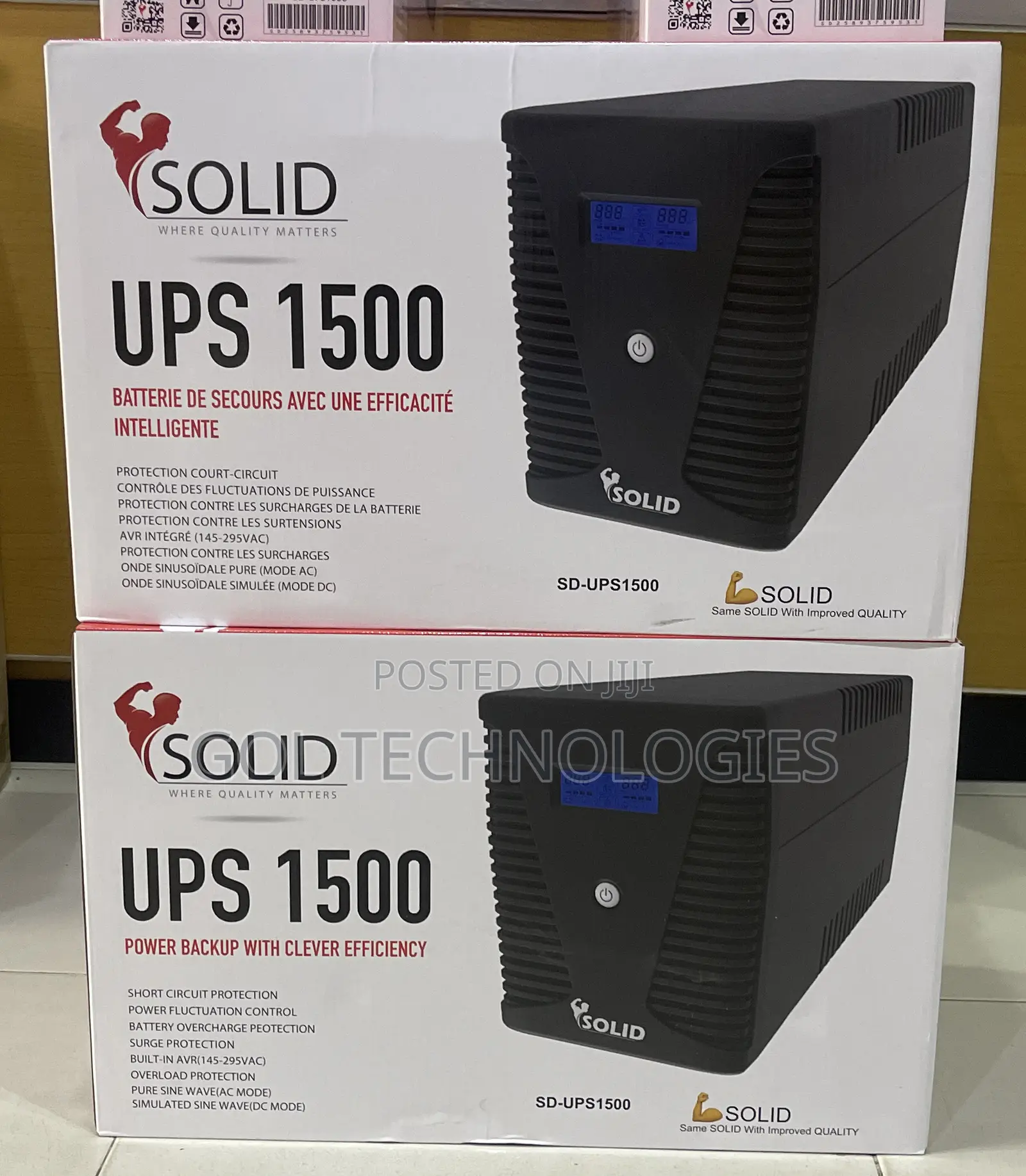 Ups 1500va Solid Power Backup With Clever Efficiency