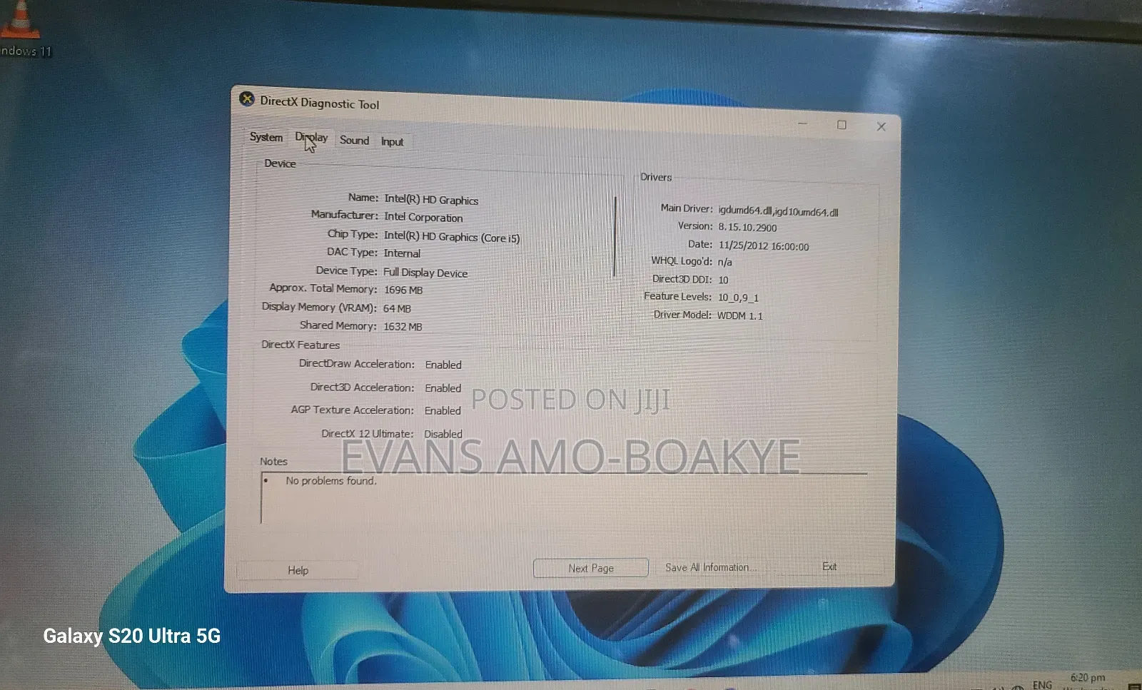 Laptop Asus K52Jc 8GB Intel Core I5 SSD 256GB