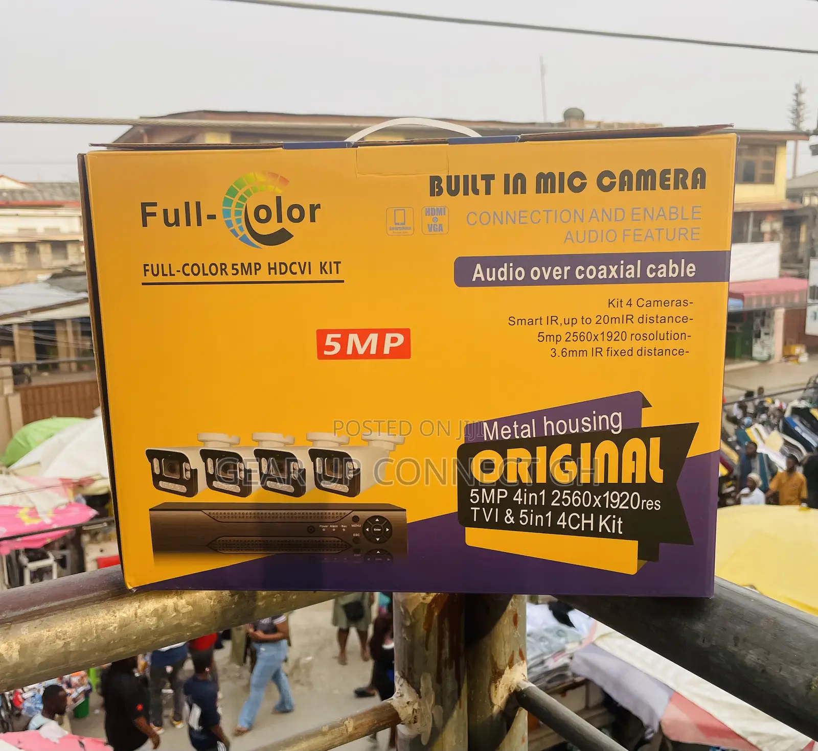 Full Color 4 Channel CCTV Camera 5mp