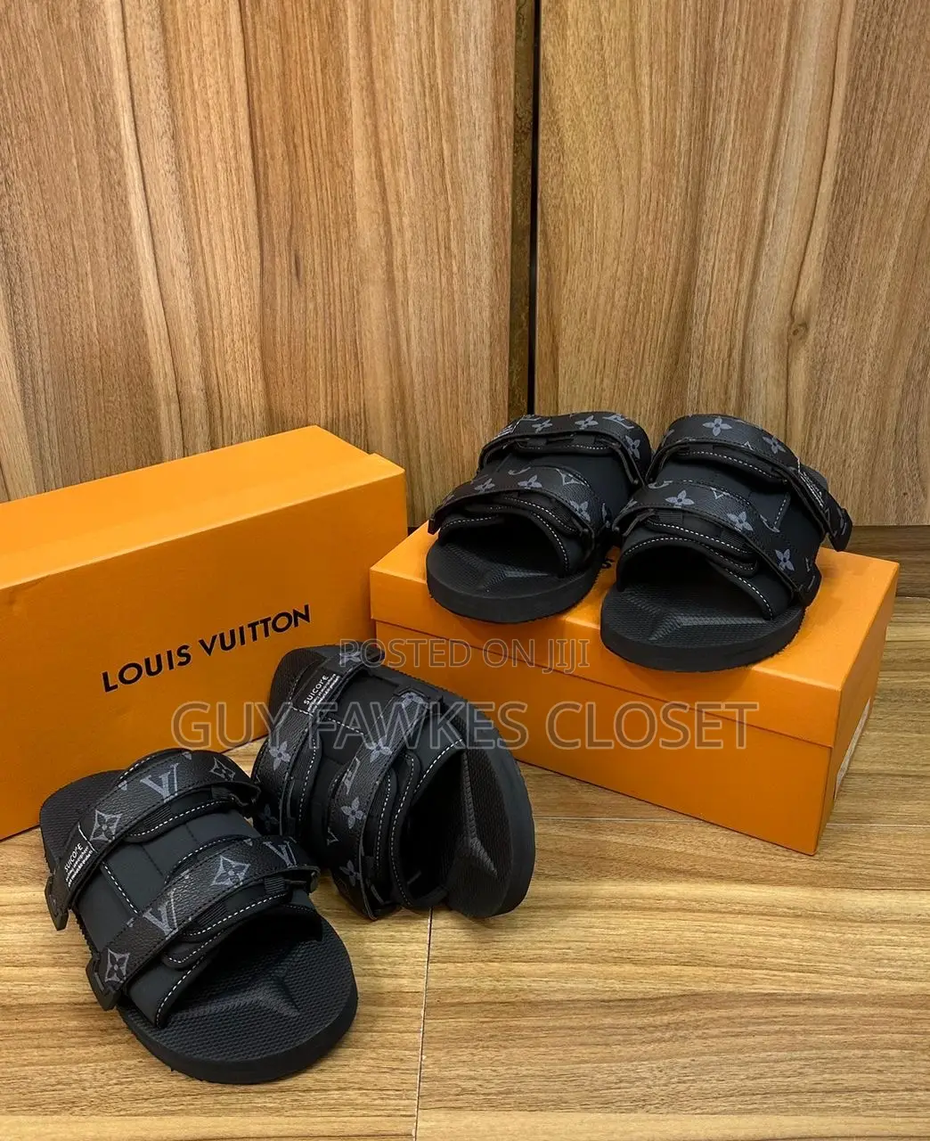 Louis Vuitton Honolulu Canvas Slippers