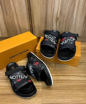 Louis Vuitton Honolulu Canvas Slippers