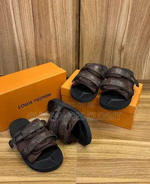 Louis Vuitton Honolulu Canvas Slippers