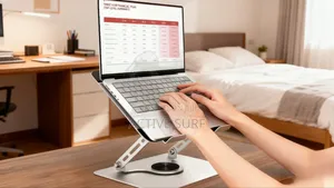 Laptop Stand or Tablet With 360 Rotating Base