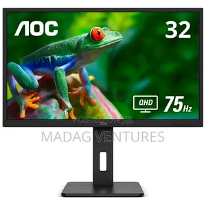 Aoc Q32p2ca - 32 Inch QHD Monitor, 75hz, Ips, Usb-C Docking Monitor
