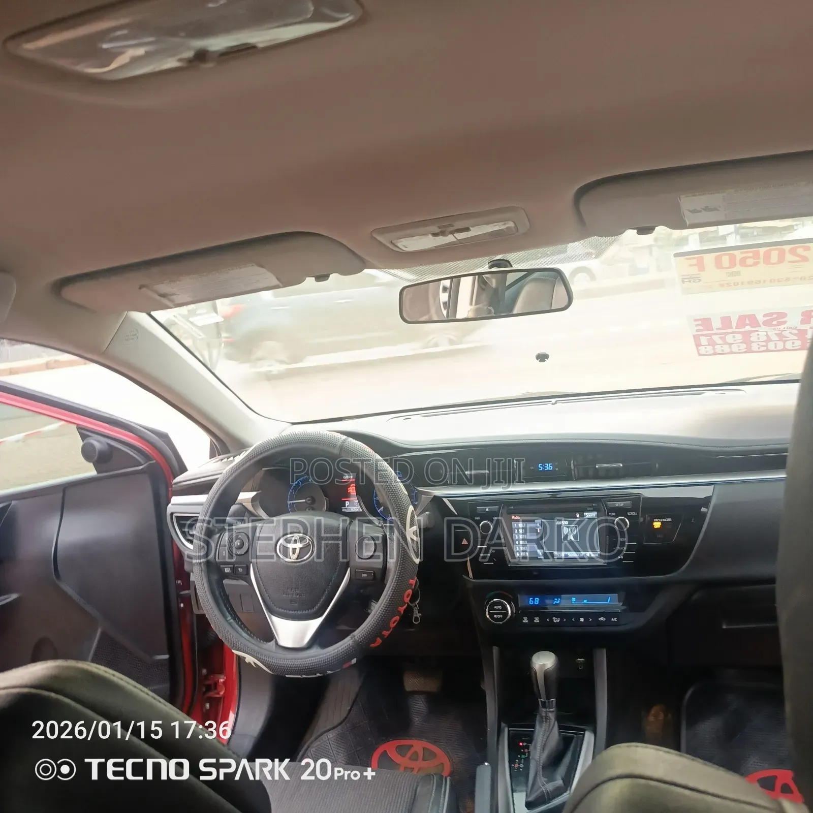 Toyota Corolla 2015 Red