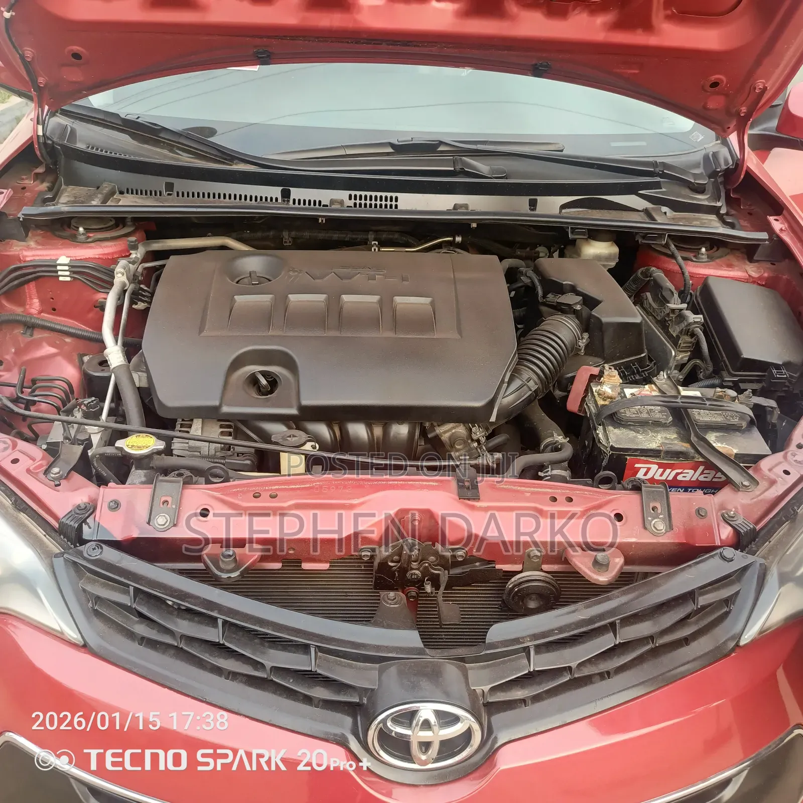 Toyota Corolla 2015 Red