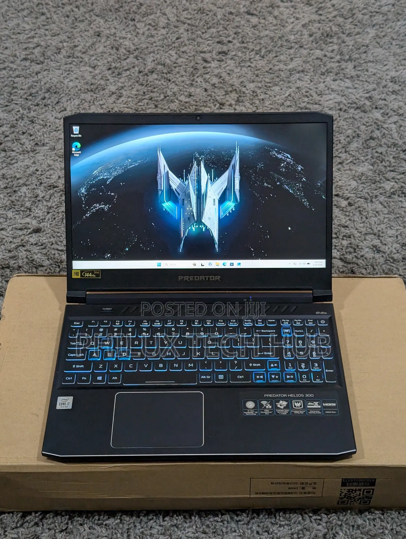 New Laptop Acer Predator Helios 300 24GB Intel Core i7 SSD 512GB