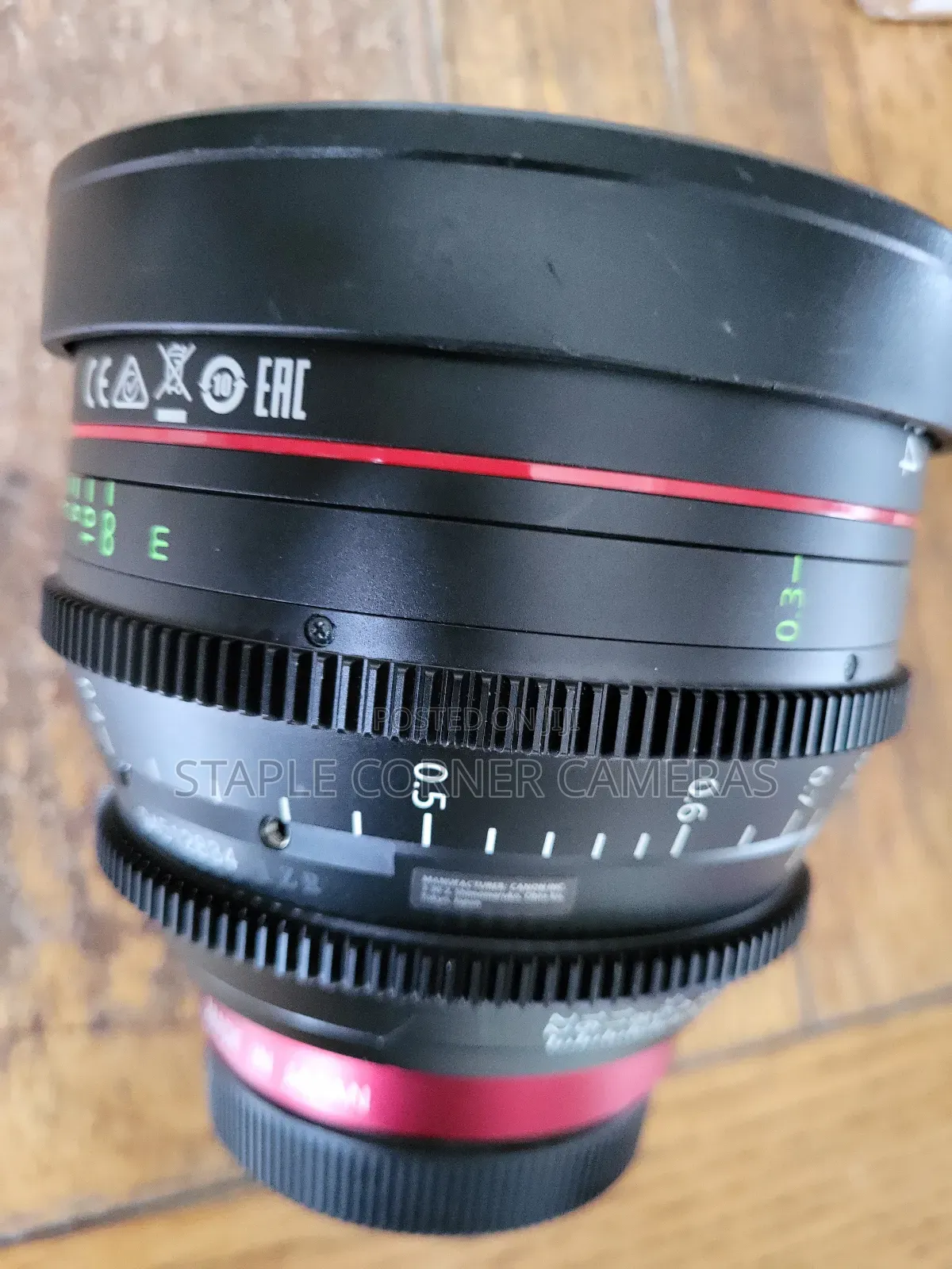Canon Canon Cn-E 24mm T1.5 L Cine Lens (Ef Fit)