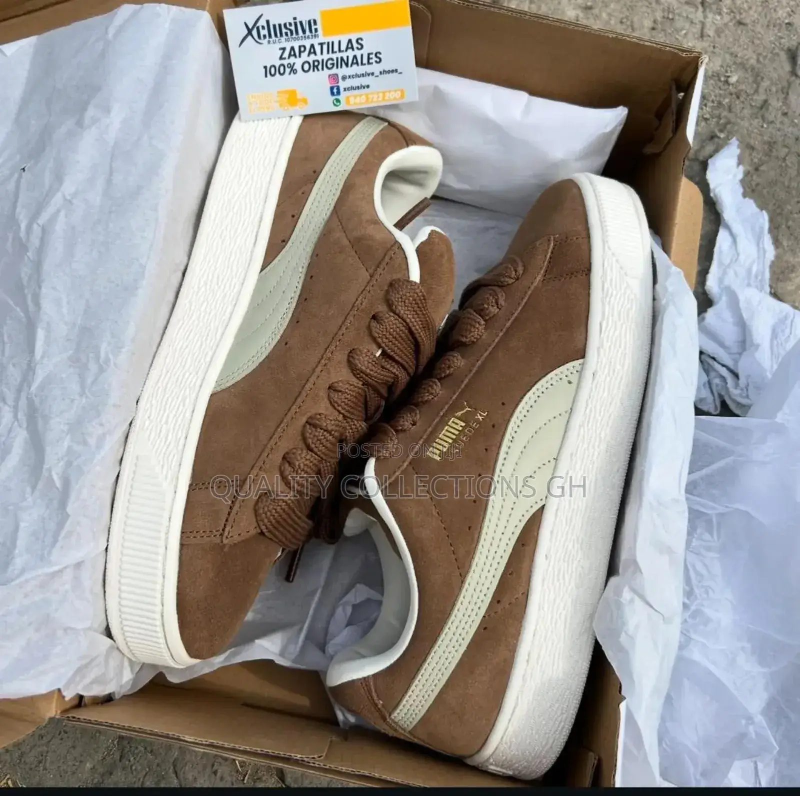 Puma Suede Xl Coffee Brown