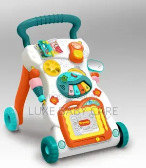 Baby Push Walker Walker With Adjustable Speed 3 in 1 - Multi