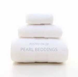 3pcs Set Premium Water Absorbent Bath Towel for Airbnb, Hotels, Etc.