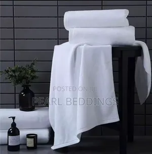 3pcs Set Premium Water Absorbent Bath Towel for Airbnb, Hotels, Etc.