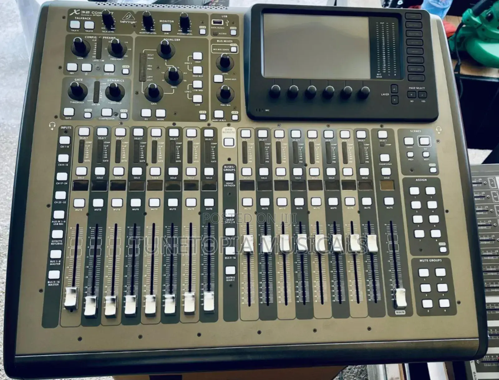 Behringer X32 Compact 40-channel Digital Mixer.