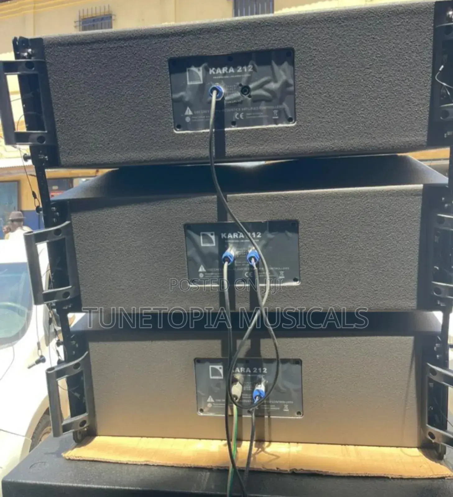 3 Pieces Of Kara 12inches Line Array & Pair Of 18inches Bass Speakers
