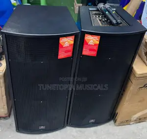 Jac Professional 15inches Active Full-range/Mid-range Speakers & Mic.