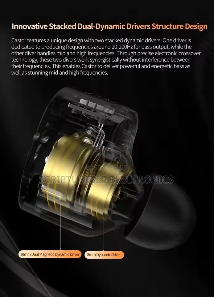 Kz Castor Pro Inear Monitor With Equalizers ( Check The Video)