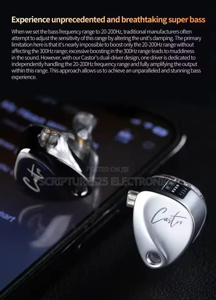 Kz Castor Pro Inear Monitor With Equalizers ( Check The Video)