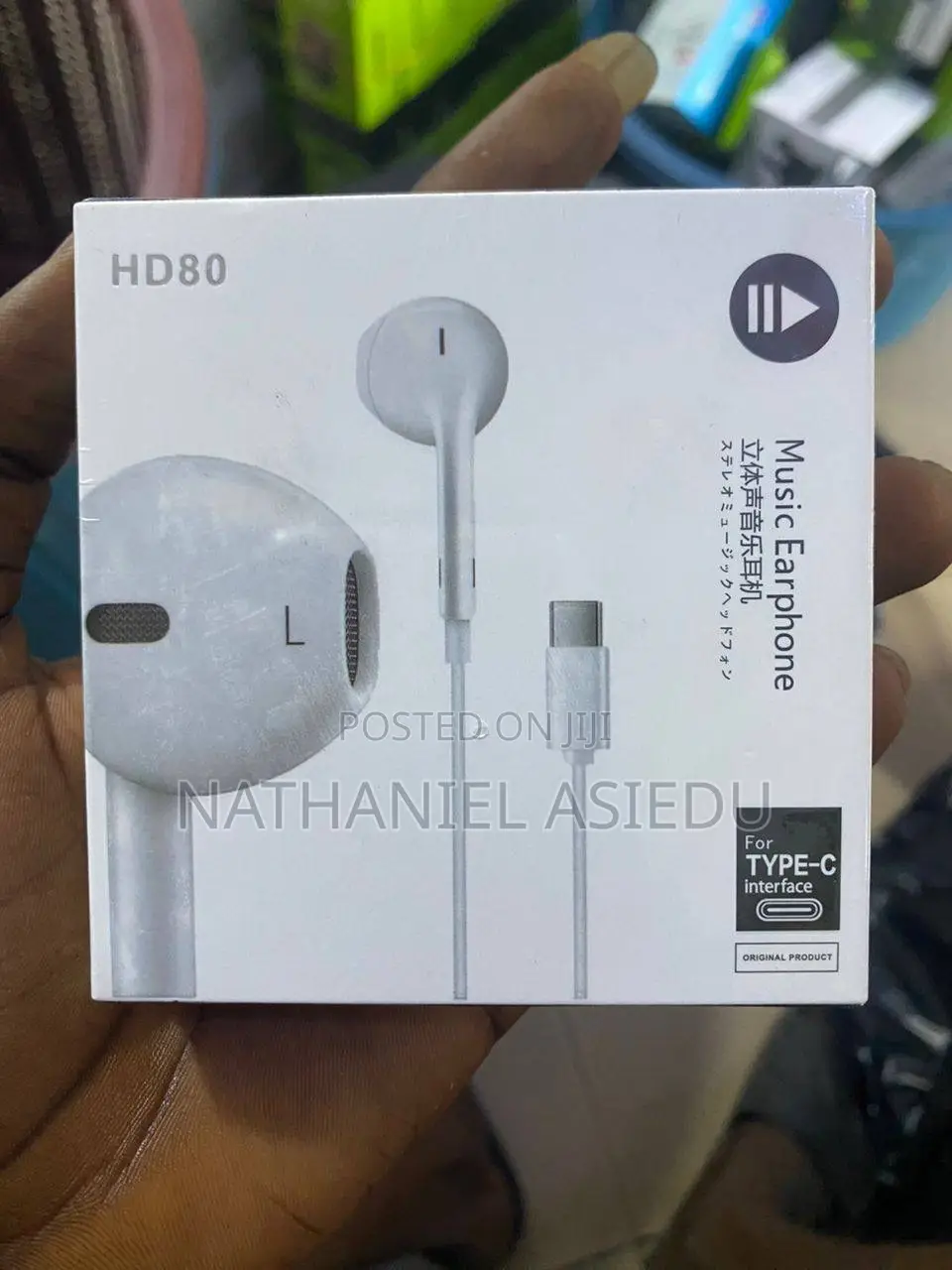 Hd80 Wired Stereo Music Earphone