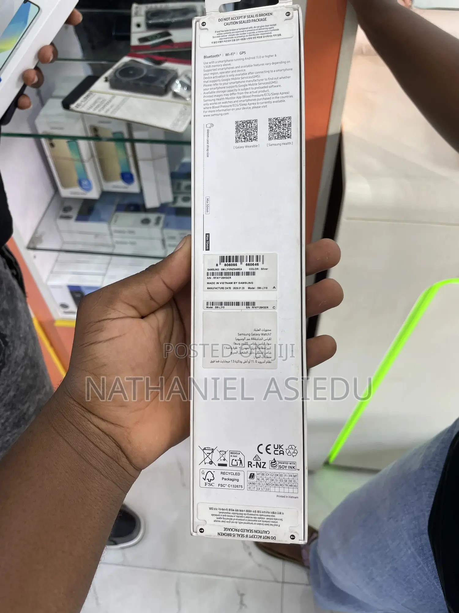 Factory-Sealed Samsung Galaxy Watch7.