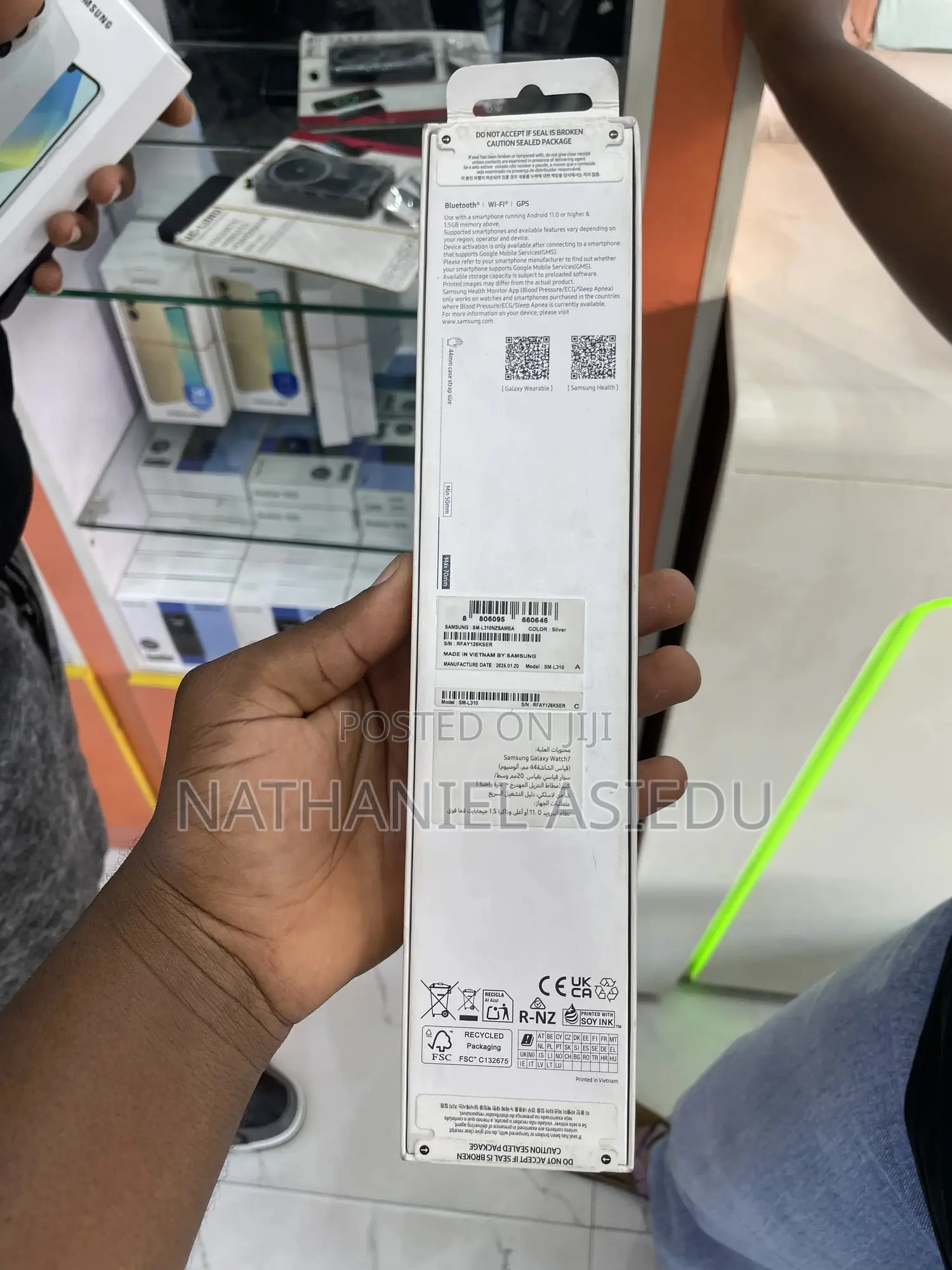Factory-Sealed Samsung Galaxy Watch7.