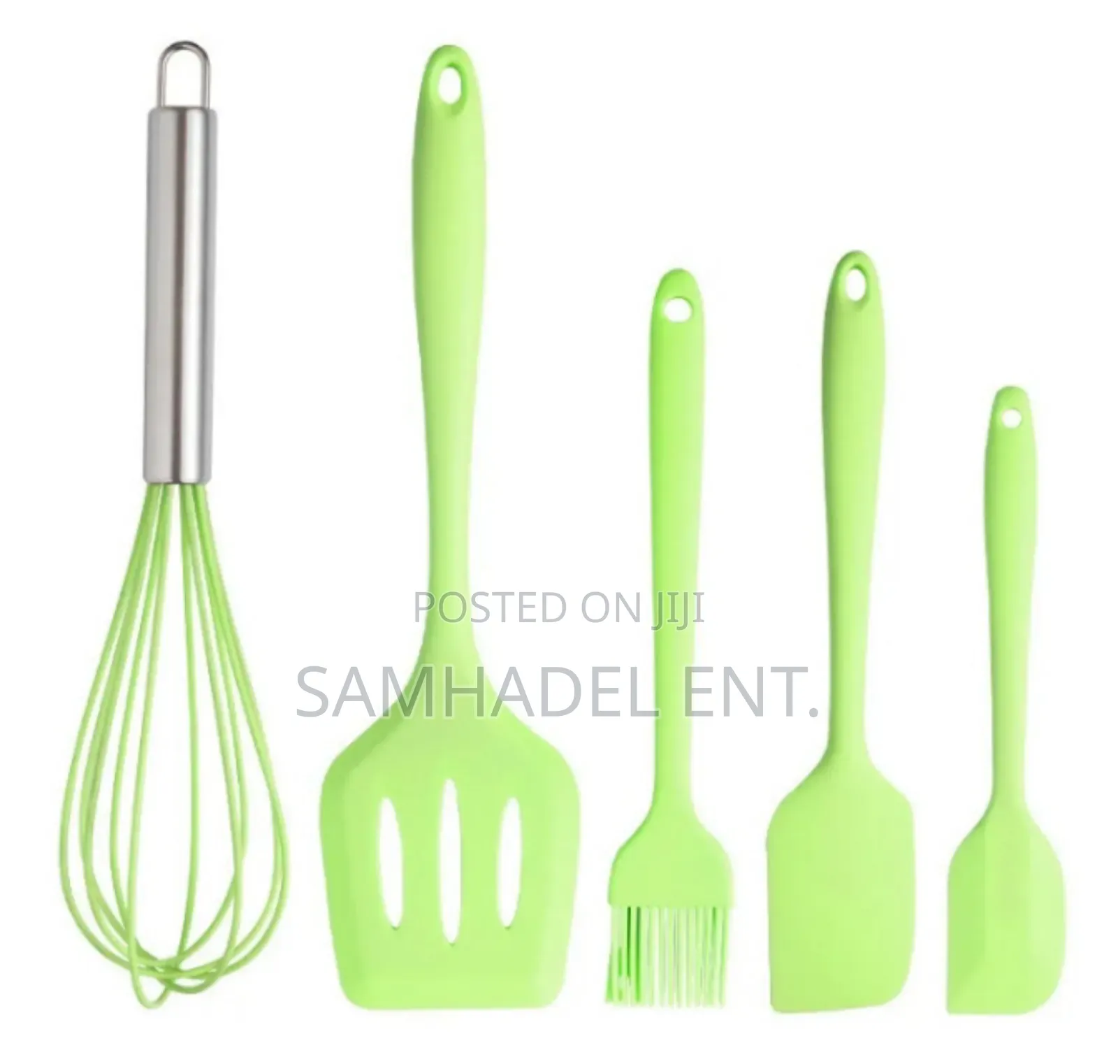 5 Pieces Silicon Kitchen Ladle Set