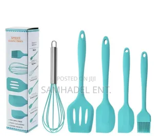 5 Pieces Silicon Kitchen Ladle Set