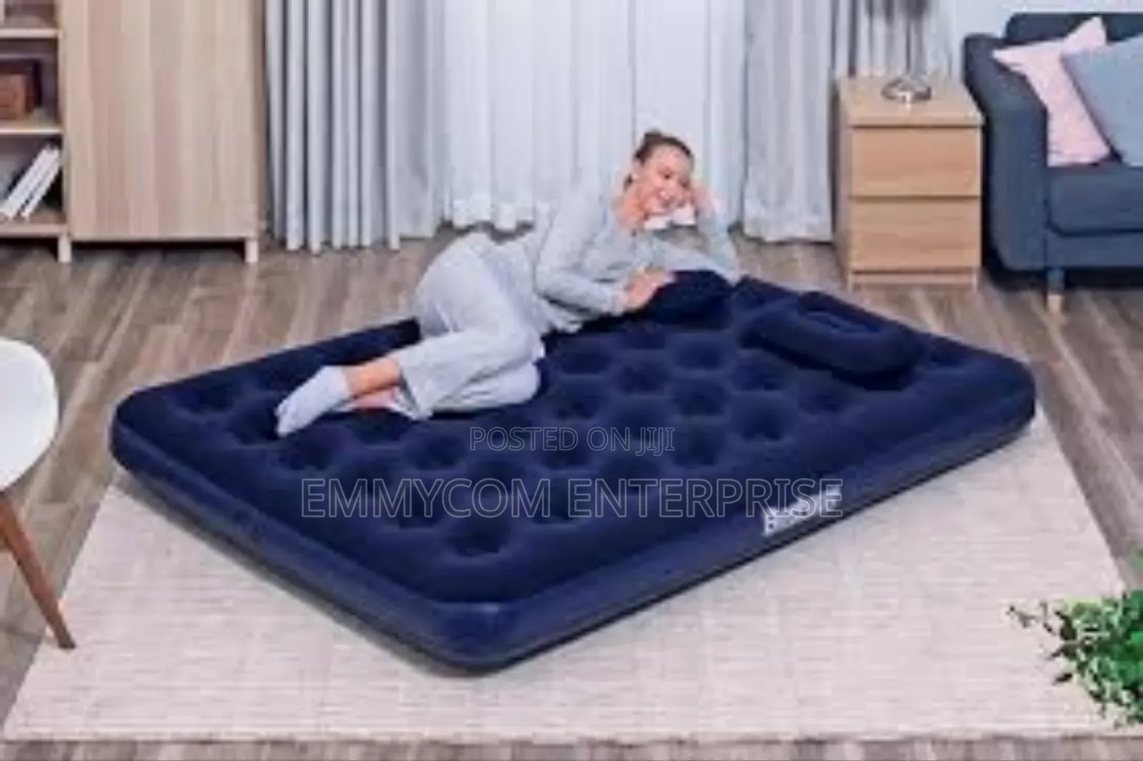 Bestway Queen Size Air Bed Mattress With Pillow