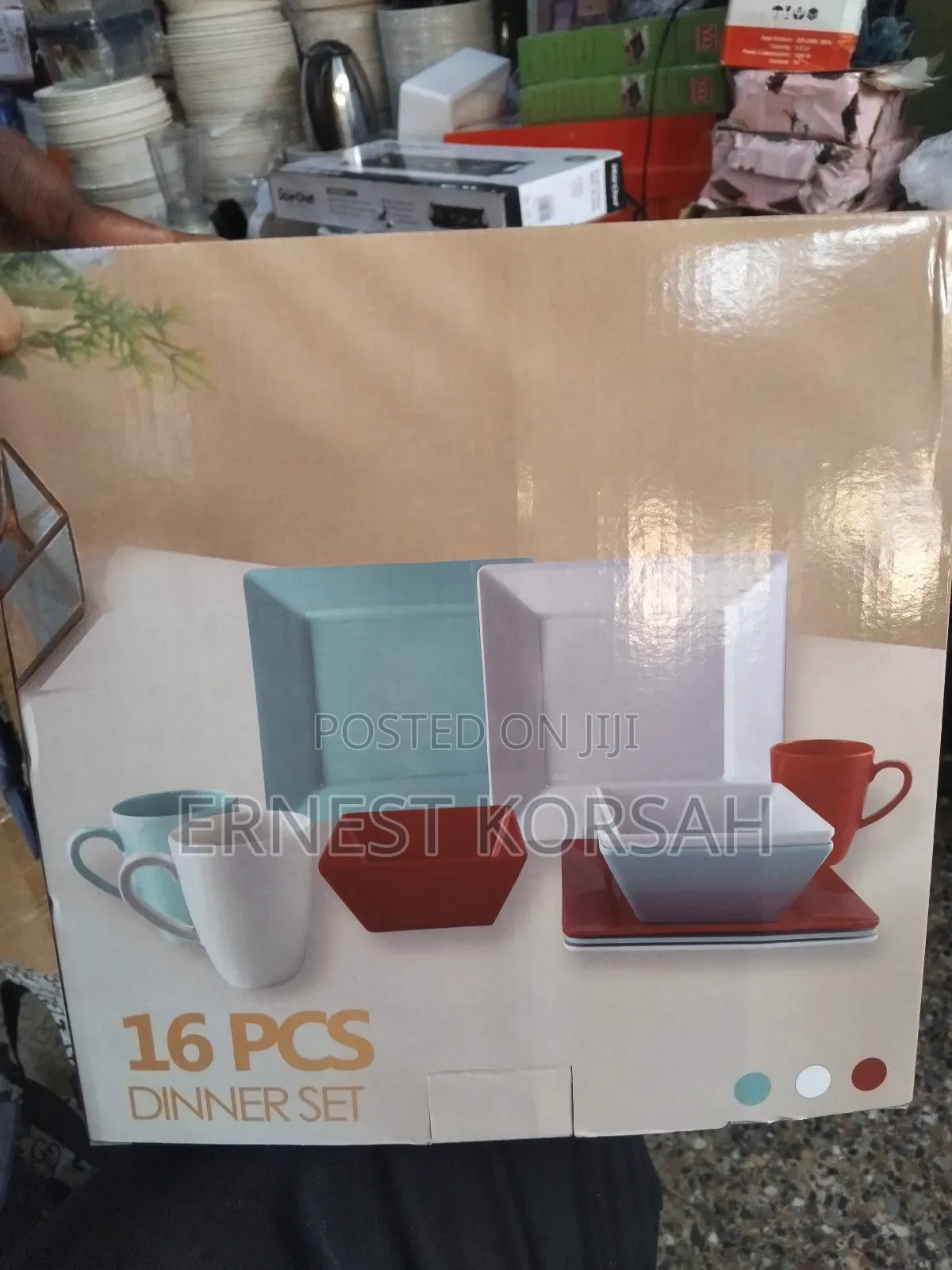 16pcs Dinner Set - Melamine Tableware Unbreakable