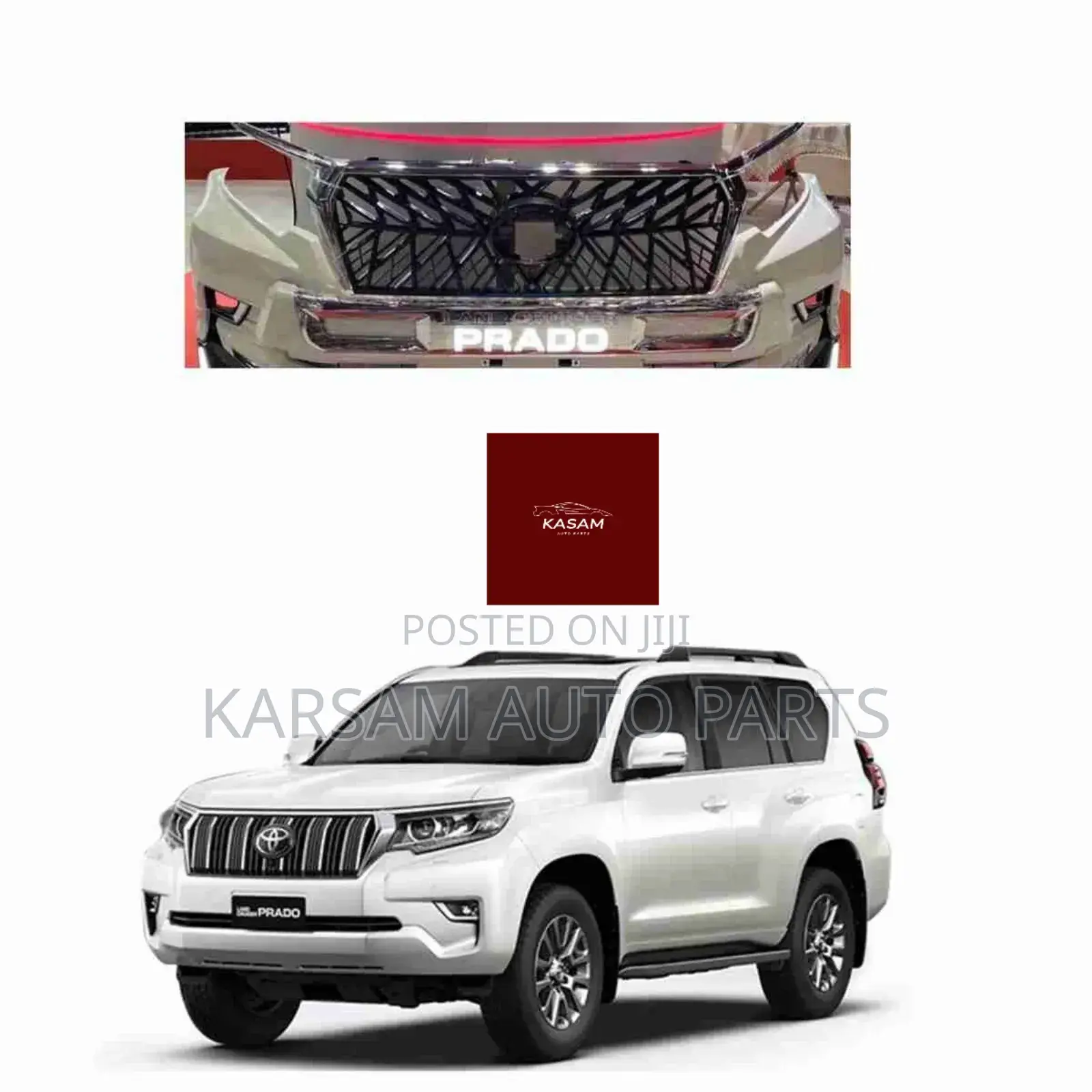 Landcruise Prado Front Protector Led Type 2018
