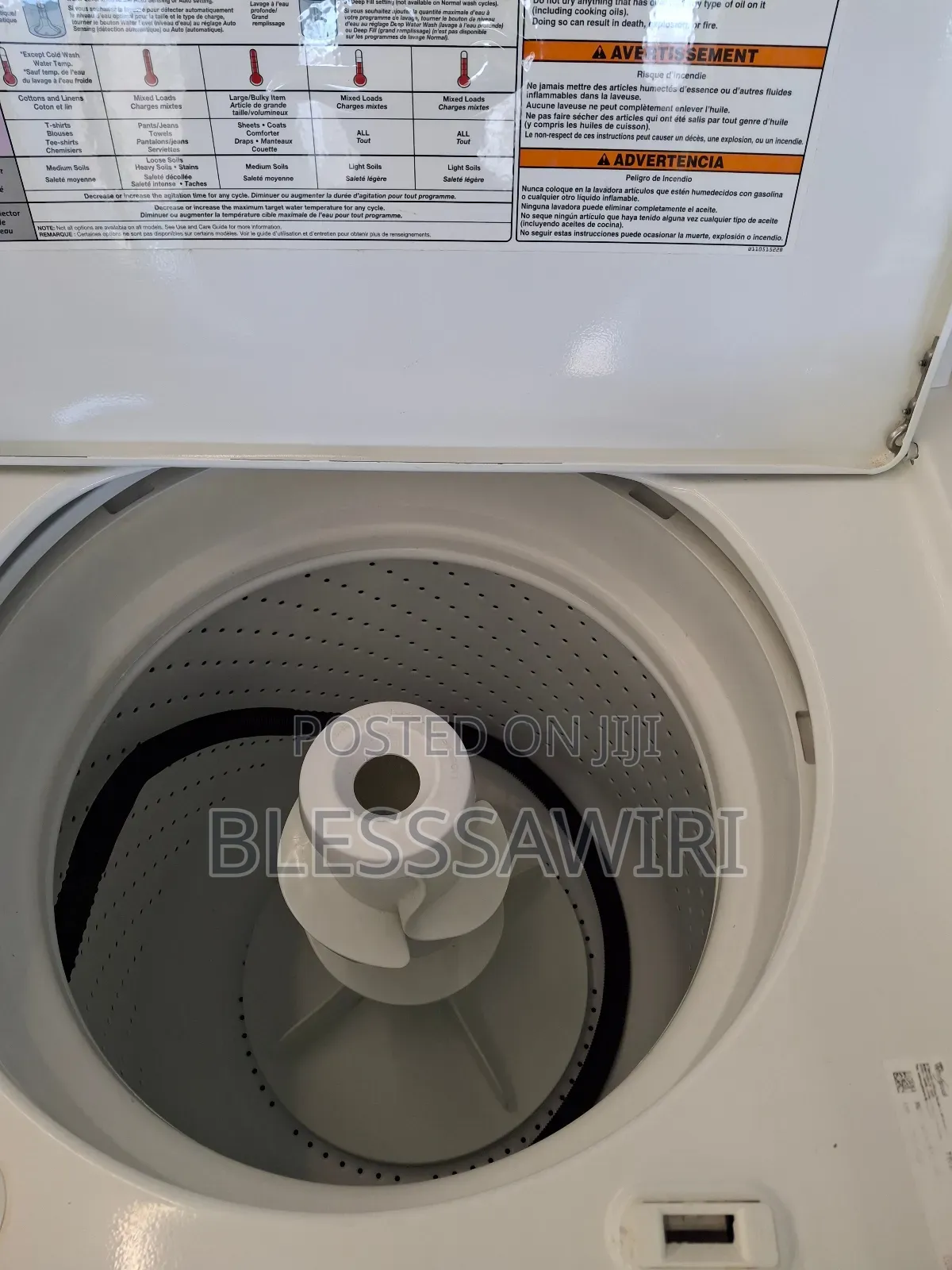 Whirlpool 20kg Top Load Washer for Laundry and Homes and Commercial