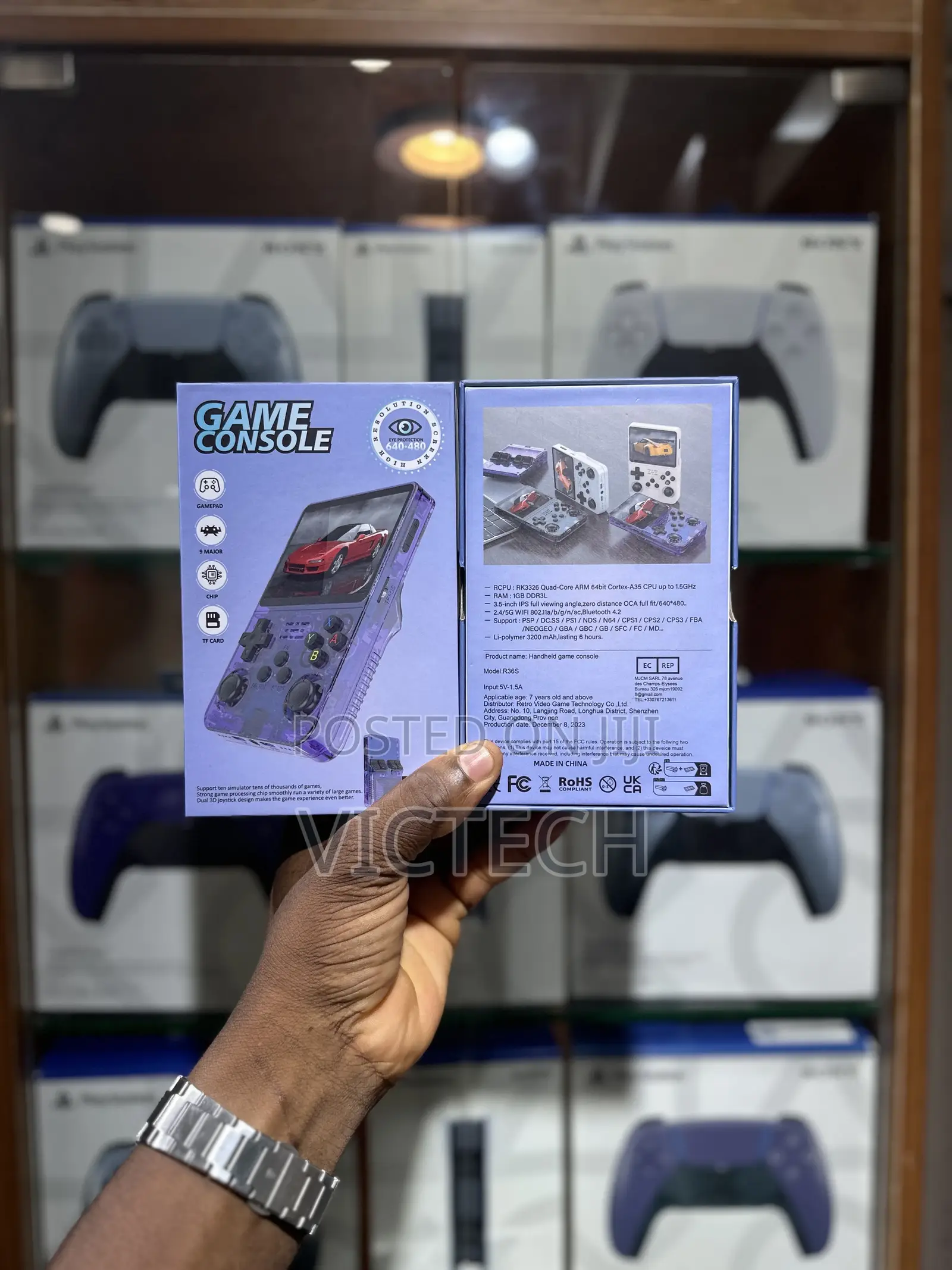 R36s Handheld Game Console