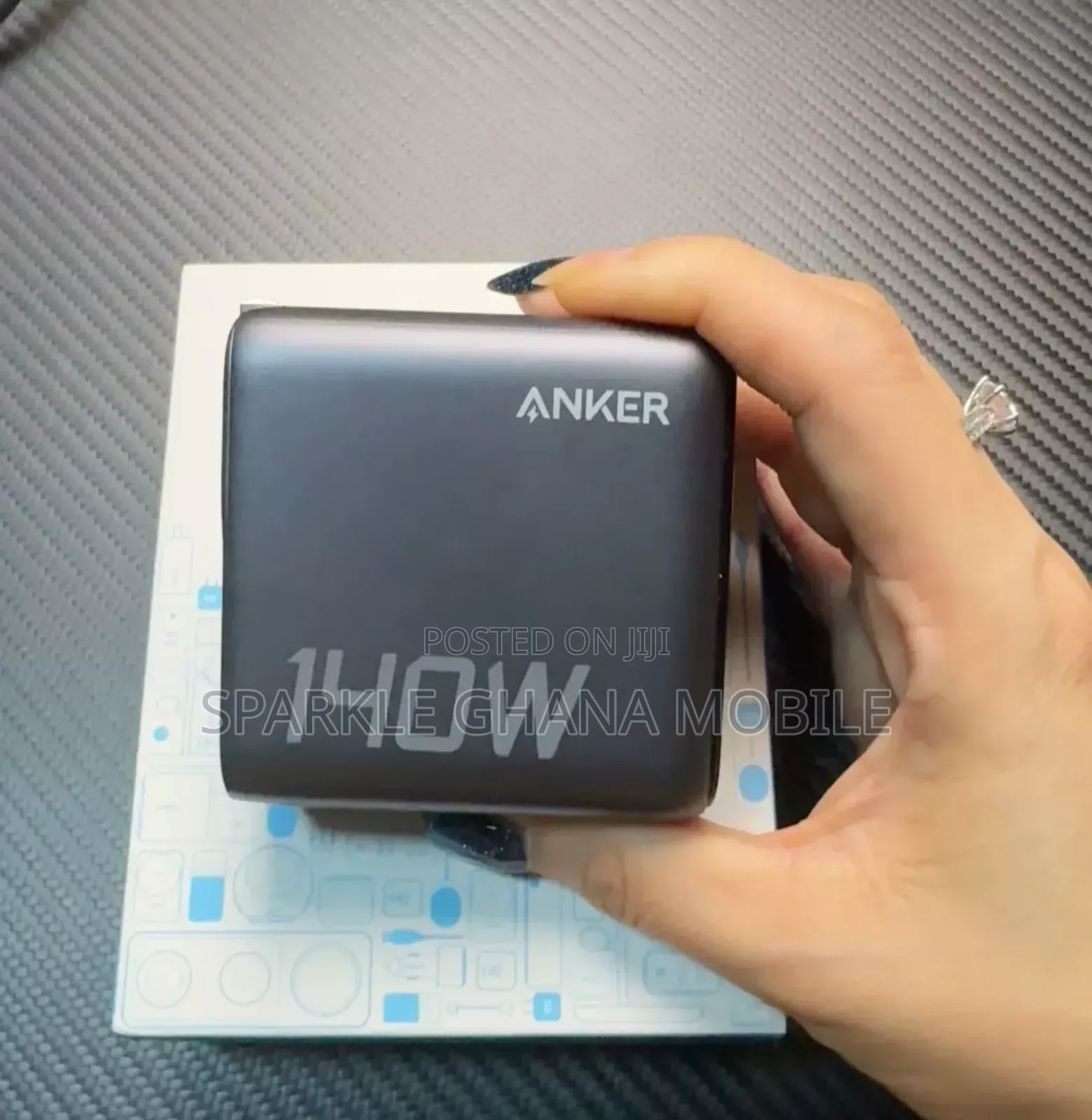 Anker 140w Smart Screen Gan Usb-c Charger Adapter 4-port With 240w