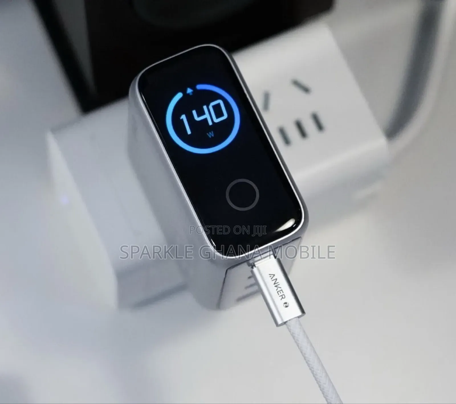 Anker 140w Smart Screen Gan Usb-c Charger Adapter 4-port With 240w