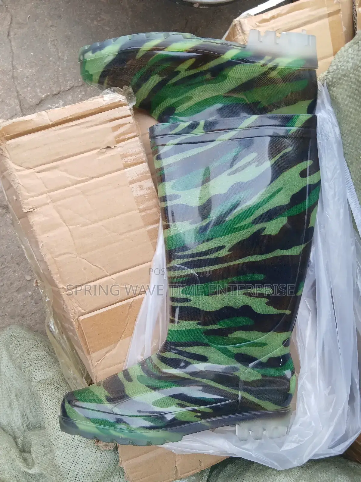 Camouflage Wellington Boots/ Rain Boots
