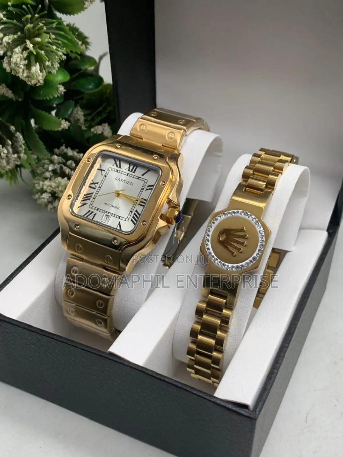 Men Cartier and Bracelet Set