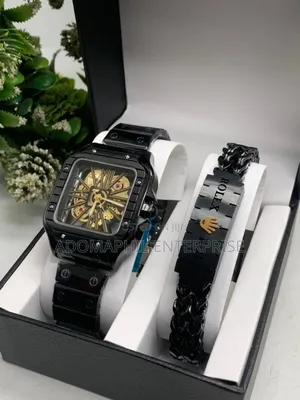 Men Cartier and Bracelet Set