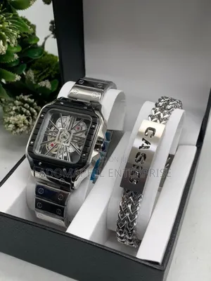Men Cartier and Bracelet Set
