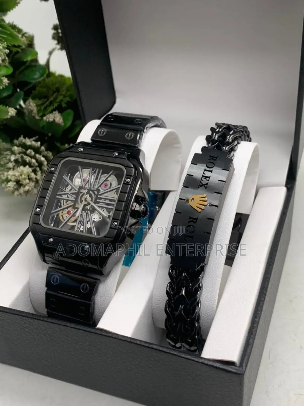 Men Cartier and Bracelet Set