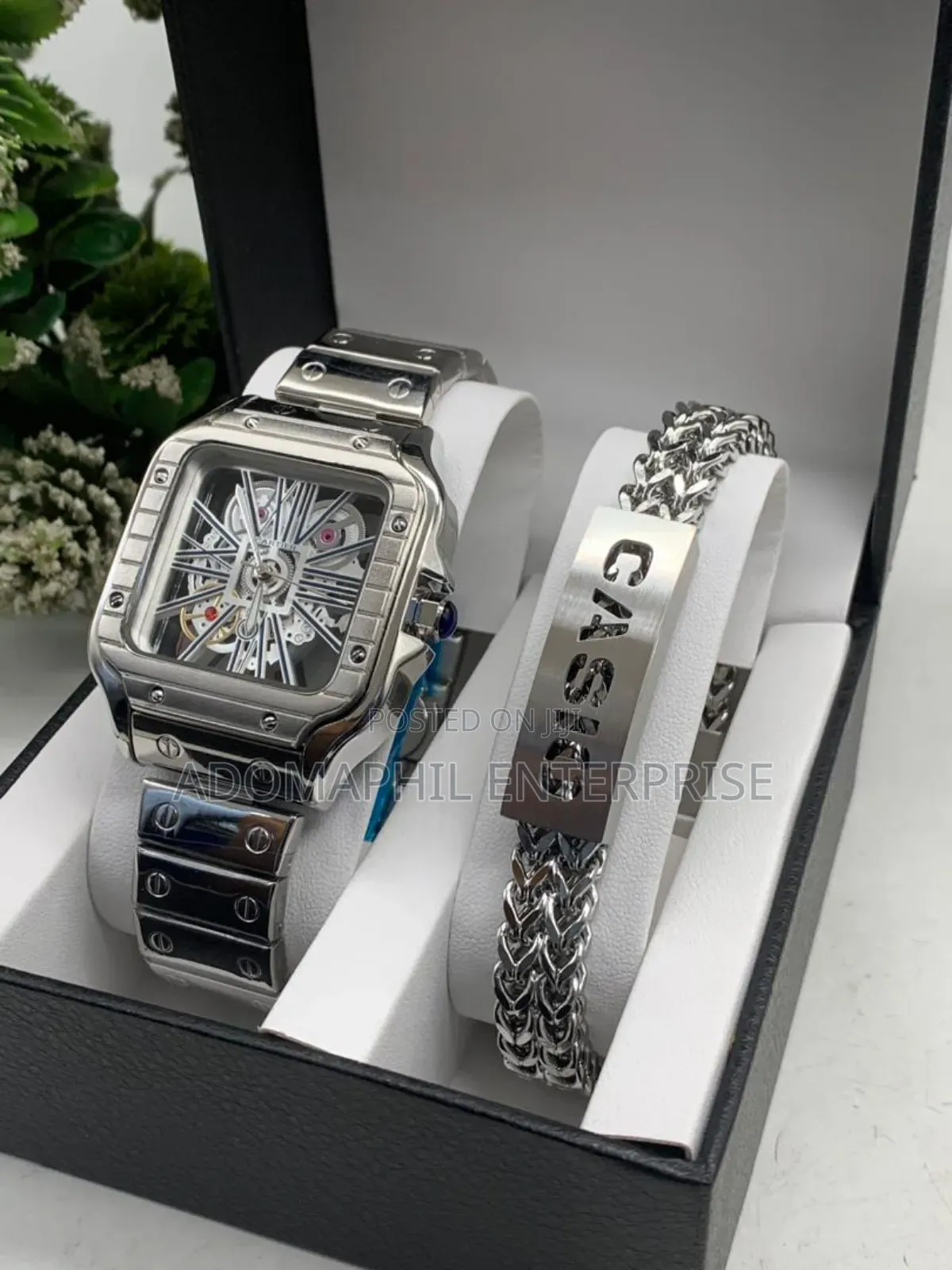 Men Cartier and Bracelet Set