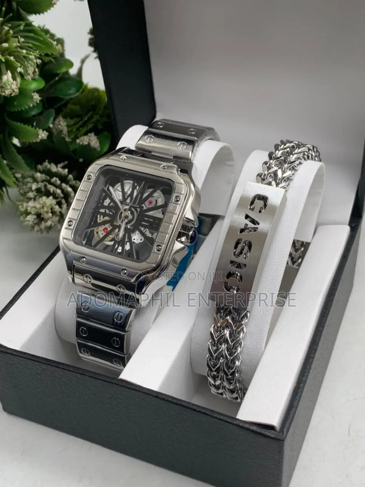 Men Cartier and Bracelet Set