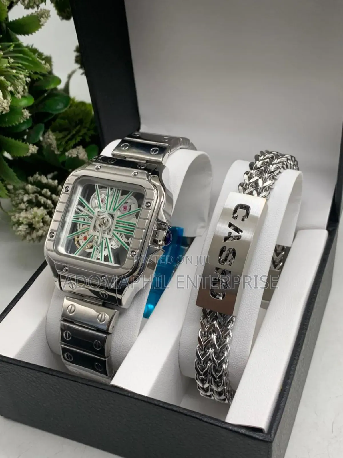 Men Cartier and Bracelet Set